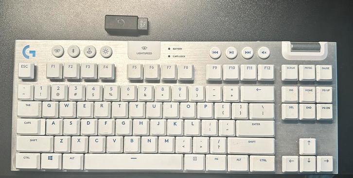 Logitech  G913 TKL Wireless Mechanical Game Keyboard, Computers en Software, Toetsenborden, Zo goed als nieuw, Ophalen of Verzenden