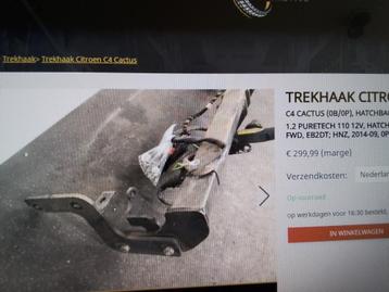 TREKHAAK CITROEN CACTUS PHASE 1 2014 TOT 2018 beschikbaar voor biedingen