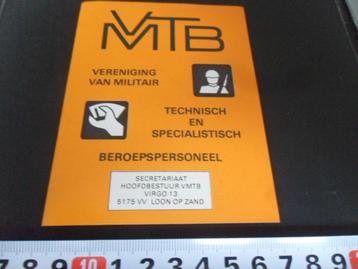 sticker Loon op Zand VMTB vereniging van militair technisch* beschikbaar voor biedingen