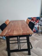 Massieve acacia bartafel 150×80×90 – zo goed als nieuw, Huis en Inrichting, Ophalen, 100 tot 150 cm, 50 tot 100 cm, Zo goed als nieuw