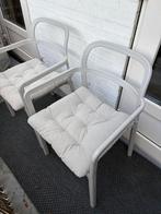 Grijze balkon / tuin stoelen – grijs (IKEA x HAY), Ophalen, Gebruikt, Kunststof, Stapelbaar