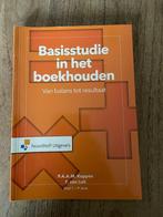 Basisstudie in het boekhouden, Boeken, Ophalen of Verzenden, HBO, Noordhoff Uitgevers
