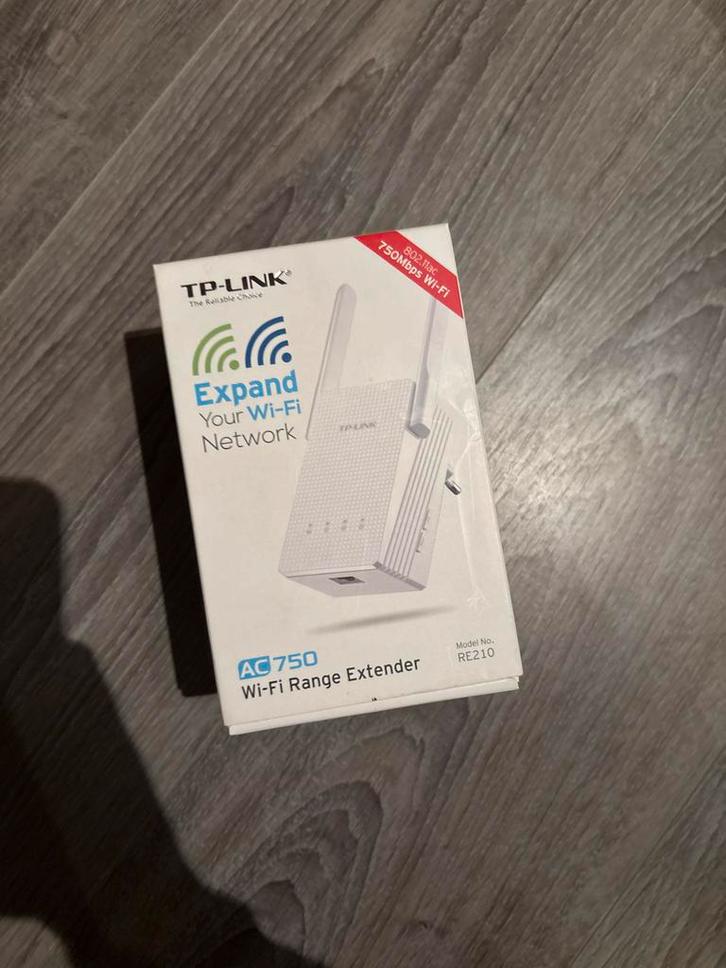 TP-Link AC750 Wi-Fi Range Extender - Nieuw in doos, Computers en Software, WiFi-versterkers, Nieuw, Ophalen of Verzenden