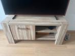 TV Meubel - Licht Hout, Ophalen, Gebruikt, 100 tot 150 cm, Minder dan 100 cm