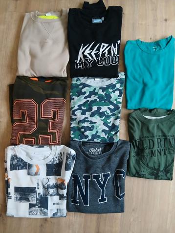 8x trui longsleeve 158/164 jongen  beschikbaar voor biedingen