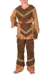 Leuk bruin/beige INDIAAN/NATIVE AMERICAN pak - Sint tip, Kinderen en Baby's, Carnavalskleding en Verkleedspullen, Ophalen, Nieuw