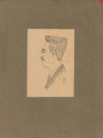 Cornelis Roozendaal pentekening "Portret", gemonogrammeerd, Antiek en Kunst, Ophalen
