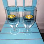 Christoffel bierglazen 4 stuks, Verzamelen, Ophalen, Zo goed als nieuw, Glas of Glazen, Overige merken
