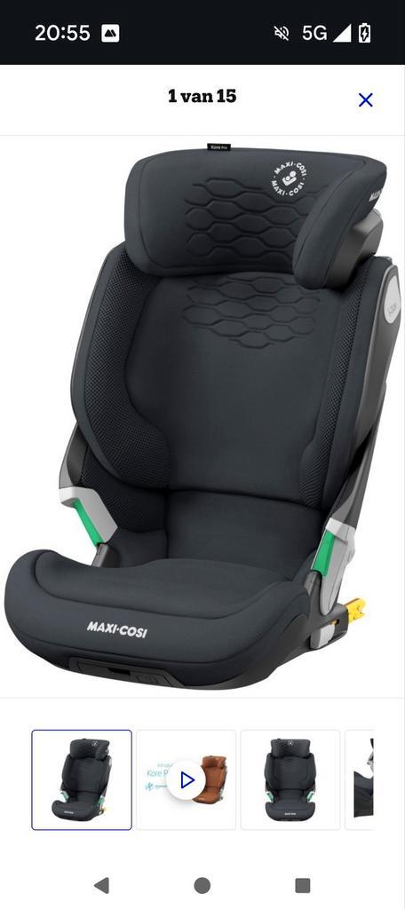 Maxi-Cosi Kore Pro i-Size Autostoeltje - Authentic Graphite, Kinderen en Baby's, Autostoeltjes, Zo goed als nieuw, Maxi-Cosi, 15 t/m 36 kg