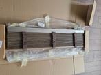Houten jaloezie, Ophalen, Bruin, Nieuw, 50 tot 100 cm