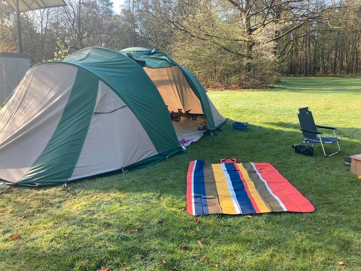 Falco steenarend 4 met luifel, Caravans en Kamperen, Tenten, tot en met 4, Gebruikt, Ophalen