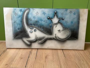 Prenatal Draakje Airbrush Doek beschikbaar voor biedingen