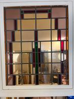 Glas in lood. Bijvoorbeeld voorin bovenlicht., Ophalen of Verzenden, Gebruikt, Glas in lood, Minder dan 80 cm