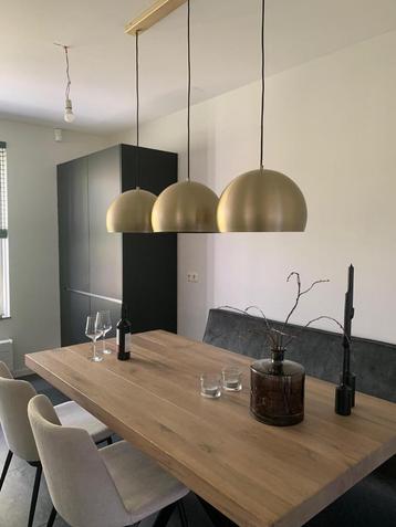 Eettafel eikenhout  |  180cm x 95cm beschikbaar voor biedingen