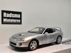 Toyota Supra JZA80 - Silver metallic - 1:18 Kyosho, Kyosho, Auto, Ophalen of Verzenden, Zo goed als nieuw