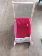 Houten poppenwagen / loopwagen, Ophalen of Verzenden, Gebruikt, Meisje
