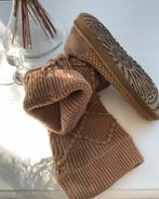 Uggs gebreid cognac naat 38/39, Kleding | Dames, Ophalen of Verzenden, Zo goed als nieuw, Bruin