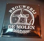 Vintage Reclamebord bier- Brouwerij De Molen, Antiek en Kunst, Ophalen of Verzenden