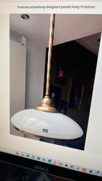 Gezocht Frantzen hanglamp, Huis en Inrichting, Lampen | Hanglampen, Ophalen of Verzenden, Zo goed als nieuw, Glas, Minder dan 50 cm