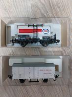 FLEISCHMANN Wagons 2 stuks als Nieuw!, Hobby en Vrije tijd, Modeltreinen | H0, Ophalen, Gelijkstroom, Fleischmann, Nieuw