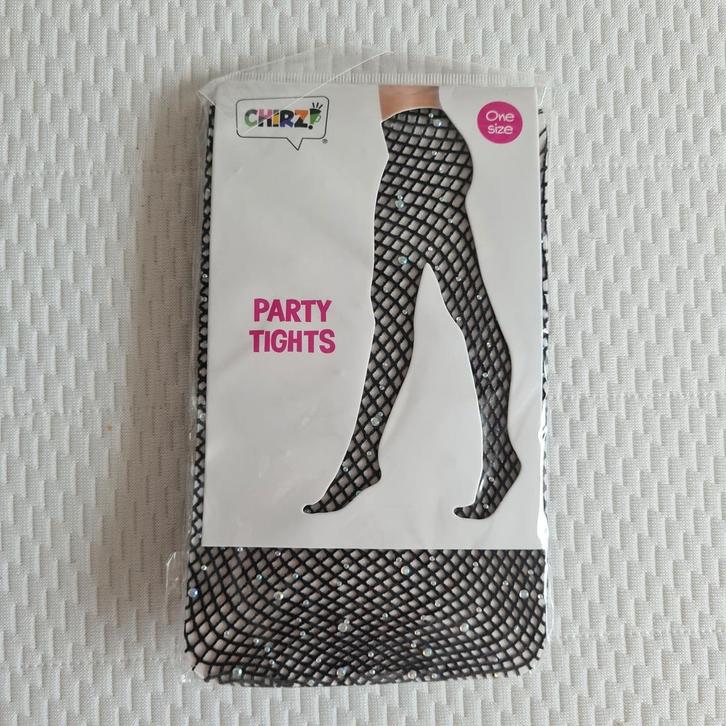 Party panty, Kleding | Dames, Leggings, Maillots en Panty's, Nieuw, Panty, Zwart, Verzenden