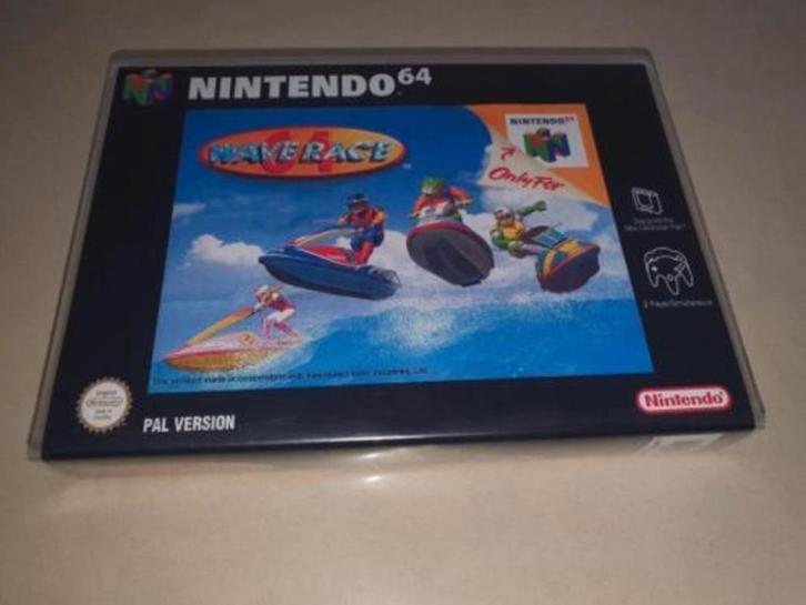 Wave Race 64 N64 Game Case, Spelcomputers en Games, Games | Nintendo 64, Zo goed als nieuw, Verzenden