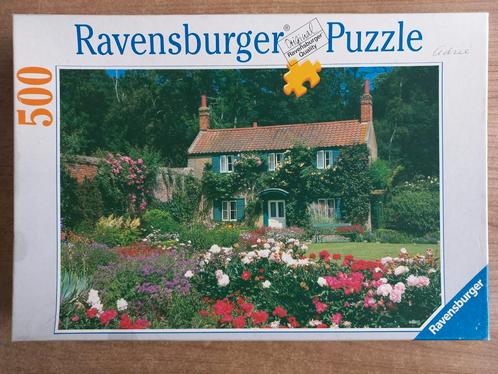 Puzzel 500 stukjes, Ravensburger Gardener's Cottage, Hobby en Vrije tijd, Denksport en Puzzels, Zo goed als nieuw, Ophalen of Verzenden