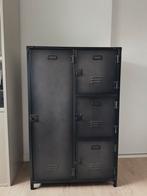 Industriele (locker) kast zwart, Huis en Inrichting, Kasten | Lockerkasten, Ophalen, Gebruikt