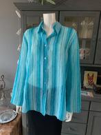 Mooie blouse van Promiss maat XL, Kleding | Dames, Blouses en Tunieken, Gedragen, Blauw, Ophalen of Verzenden, Maat 46/48 (XL) of groter