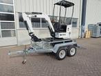 JPC - 2025 - KV12 - Minigraafmachine met aanhangwagen, Graafmachine