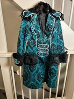 Luxe jas blauw met zwart, Carnaval, Verzenden, Zo goed als nieuw, Kleding