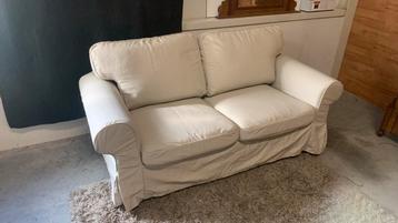 Super mooie beige Ikea Ektorp tweezits bank Demo!! beschikbaar voor biedingen