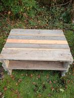 Houten Tuin Tafeltje, Huis en Inrichting, Tafels | Salontafels, Ophalen, Gebruikt, 50 tot 100 cm, Rustiek