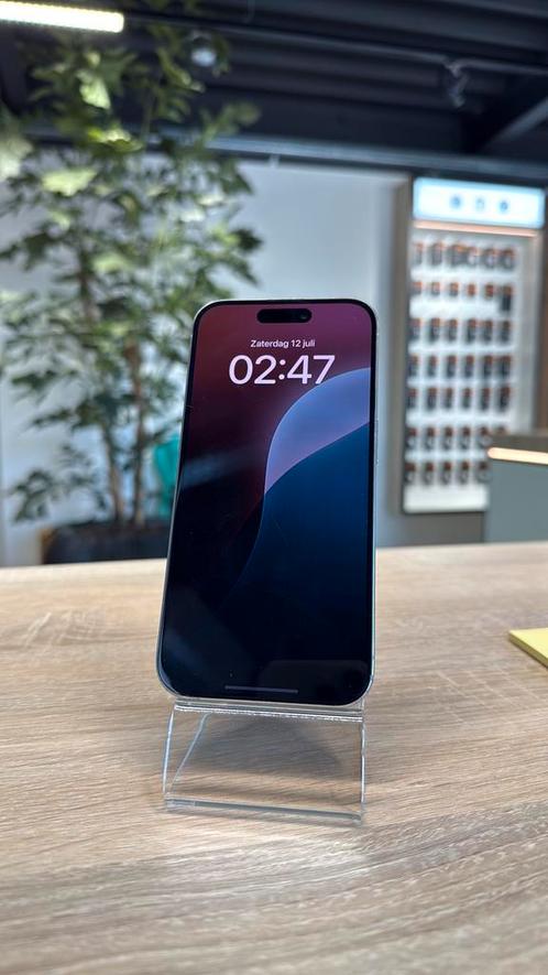 Apple iPhone 15 Pro 128GB Naturel 100% accu 2 jaar garantie, Telecommunicatie, Mobiele telefoons | Apple iPhone, Refurbished, 128 GB