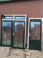 Kunststof kozijn met deuren, tuindeuren, Ophalen