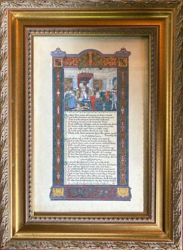 rijk geïllustreerd origineel manuscript (ca. 1890)  beschikbaar voor biedingen
