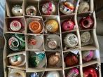 Oude  kleur kerstballen  deuk druiventros oranje groen blauw, Diversen, Ophalen of Verzenden, Gebruikt