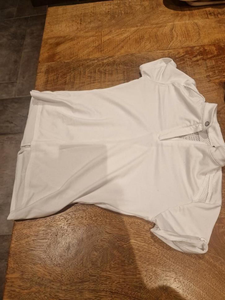 Paardrijkleding set: shirt, handschoenen, cap - maat 7-8 jaa, Dieren en Toebehoren, Paardrijkleding, Zo goed als nieuw, Kinderen