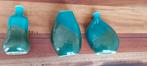3 vintage vaasjes ca 11 cm, Ophalen