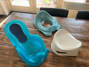Potje, wc bril en badstoeltje  beschikbaar voor biedingen