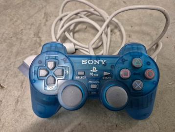 Sony Playstation 1 PS1 Controller 'Doorzichtig Blauw' beschikbaar voor biedingen