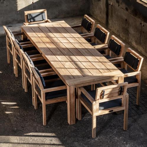 Allure tuinmeubel zomeraanbieding: nu extra zomerkorting!, Tuin en Terras, Tuinsets en Loungesets, Nieuw, Tuinset, Teakhout, 6 zitplaatsen