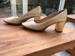 Prachtige goudkleurige leren pumps maat 40, Pumps, Overige kleuren, MIMAO, Nieuw