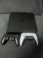 PlayStation 4 & 2 joysticks, Spelcomputers en Games, Ophalen of Verzenden, Zo goed als nieuw, Met 2 controllers