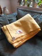 Leidse okergele wollen deken. MUMMIE., Ophalen of Verzenden, Gebruikt