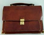 Leder compacte aktetas Attaché tas briefcase 33x23 cm, Sieraden, Tassen en Uiterlijk, Tassen | Schooltassen, Minder dan 30 cm