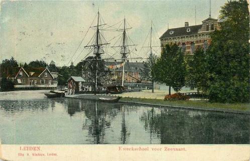 (300-135-033) Leiden Kweekschool voor Zeevaart, Verzamelen, Ansichtkaarten | Nederland, Zuid-Holland, Verzenden