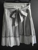 Creme kleurige rok met grijze accenten Sandwich maat 42, Overige kleuren, Maat 42/44 (L), Ophalen of Verzenden, Knielengte