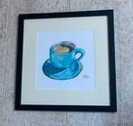 Origineel schilderij in lijst, Huis en Inrichting, Woonaccessoires | Schilderijen, Tekeningen en Foto's, Ophalen of Verzenden