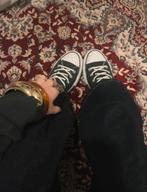 Converse Platform Chuck Taylor - gedragen, Kleding | Dames, Schoenen, Verzenden, Zwart, Sneakers of Gympen, Converse All Stars